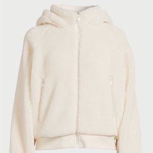 Women Faux Sherpa Jacket with Hood